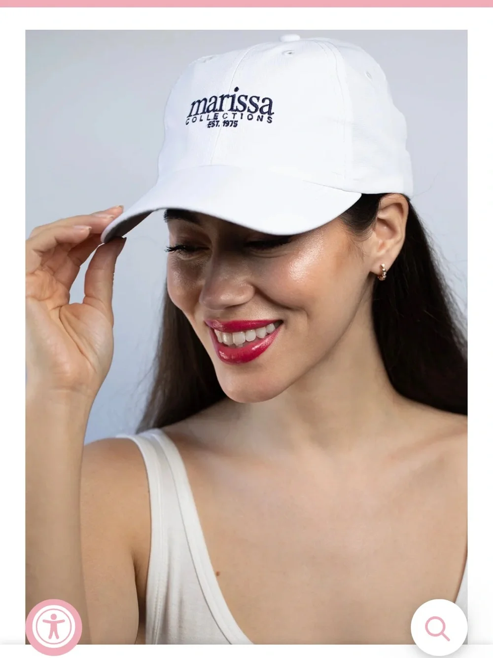 Women’s Marissa Collection White Hat Size OS